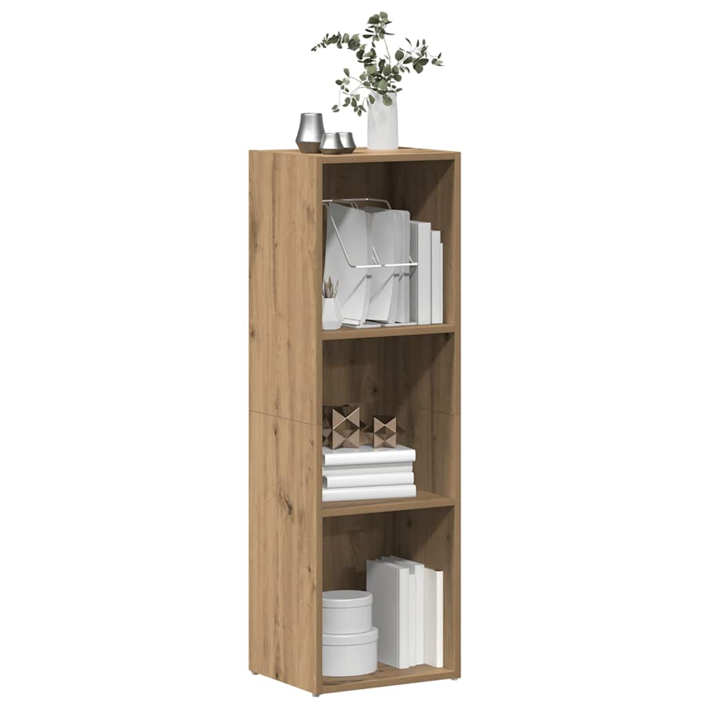 Bibliothèque chêne artisanal 36x30x114 cm bois d'ingénierie - XIOS