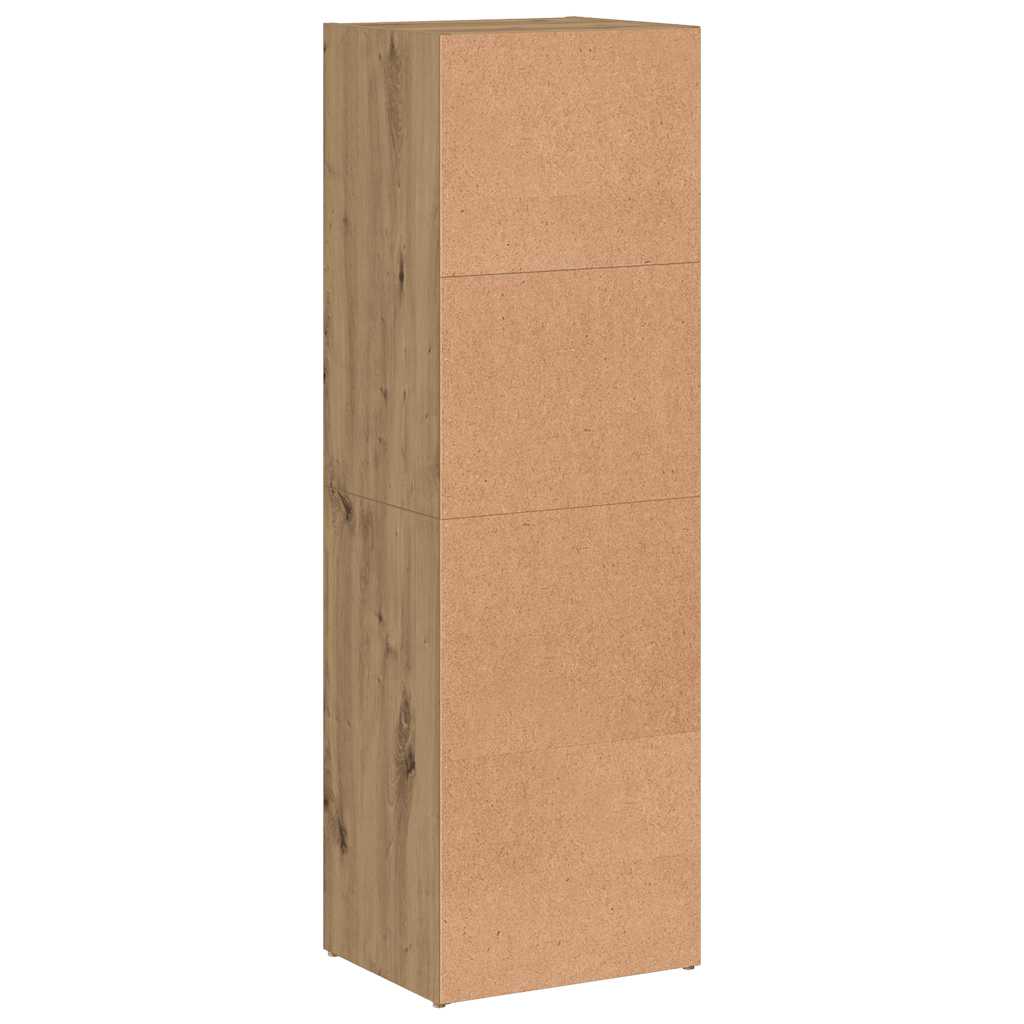 Bibliothèque chêne artisanal 36x30x114 cm bois d'ingénierie - XIOS