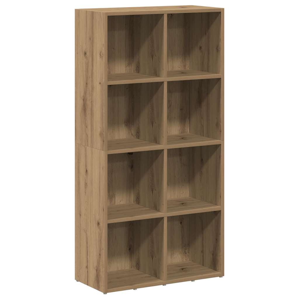 Bibliothèque chêne artisanal 66x30x130 cm bois d'ingénierie - XIOS