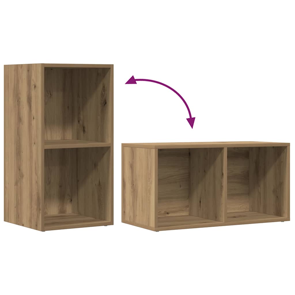 Boîtes de rangement LP chêne artisanal bois ingénierie