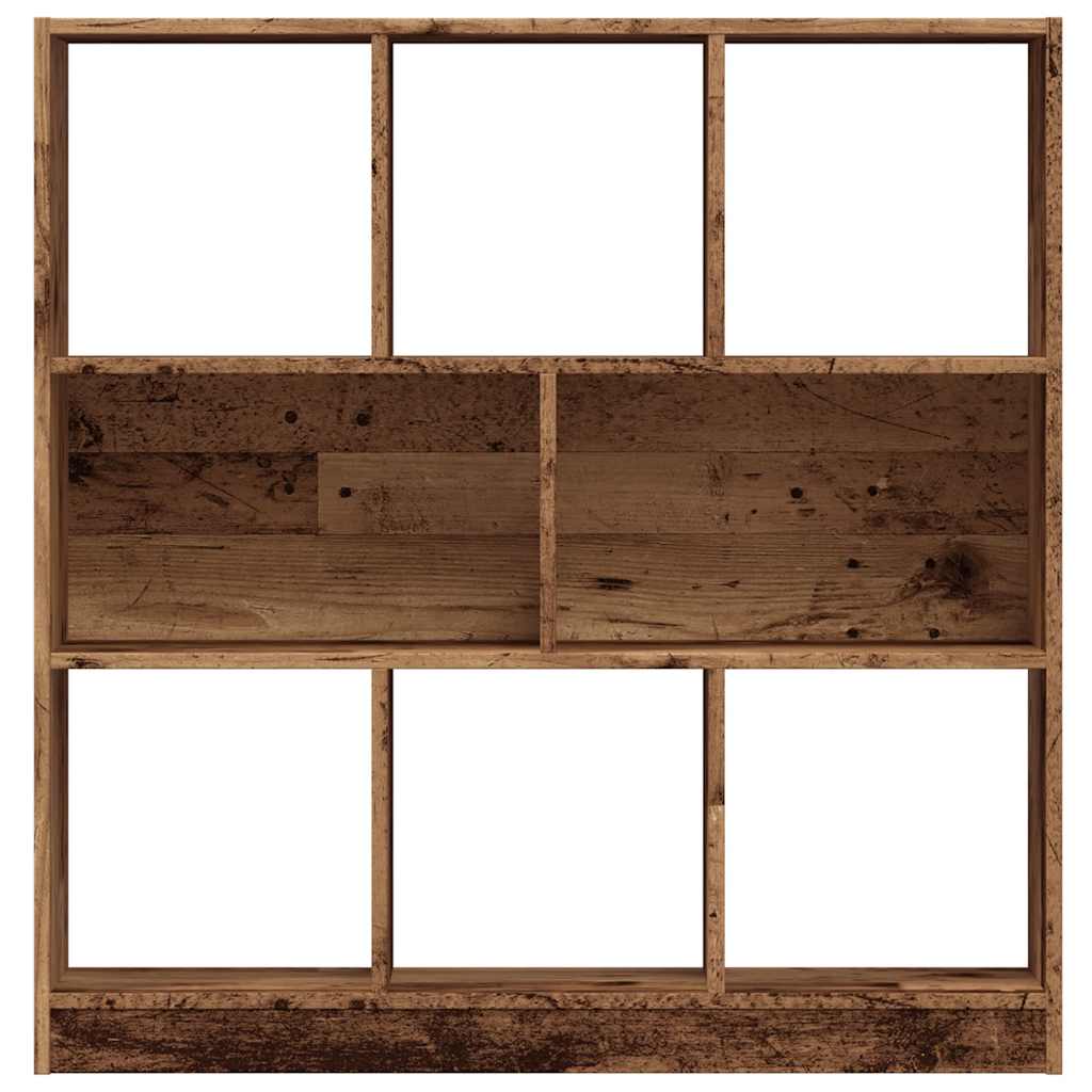 Bibliothèque vieux bois 97,5x29,5x100 cm bois d'ingénierie - XIOS