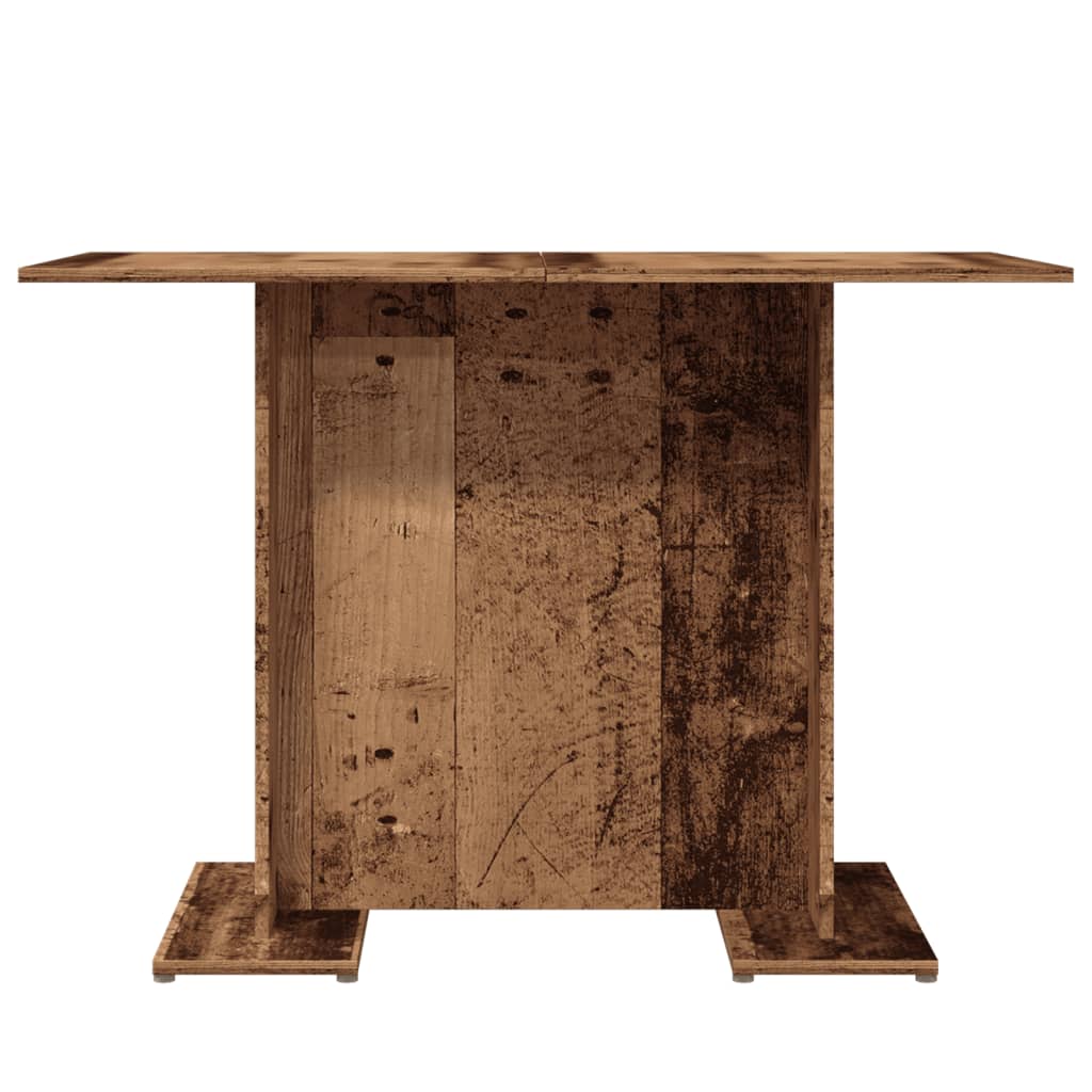 Table à manger vieux bois 110 x 60 x 75 cm bois ingénierie - XIOS