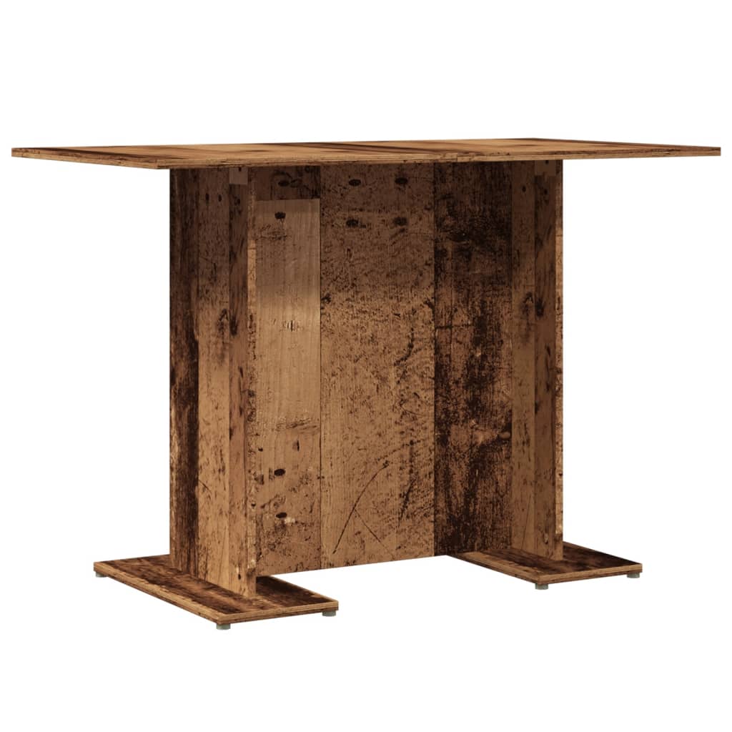 Table à manger vieux bois 110 x 60 x 75 cm bois ingénierie - XIOS