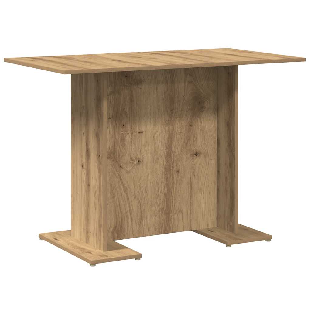Table à manger chêne artisanal 110 x 60 x 75 cm bois ingénierie - XIOS