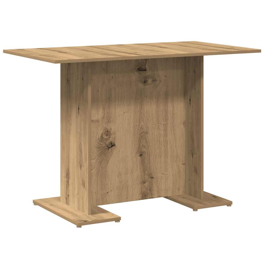 Table à manger chêne artisanal 110 x 60 x 75 cm bois ingénierie - XIOS