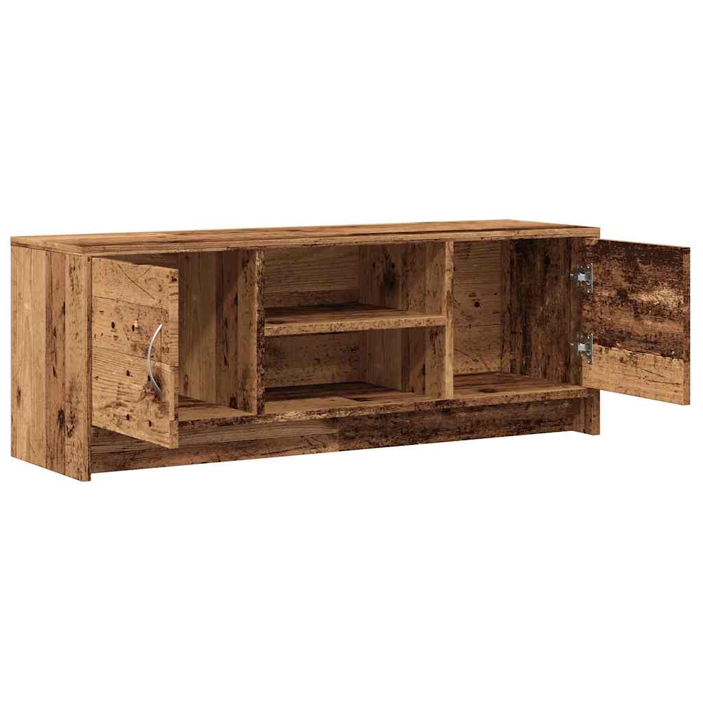 Meuble TV vieux bois 102x30x37,5 cm bois d'ingénierie - XIOS
