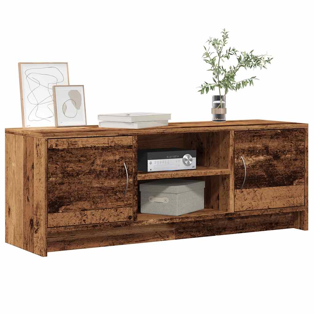 Meuble TV vieux bois 102x30x37,5 cm bois d'ingénierie - XIOS