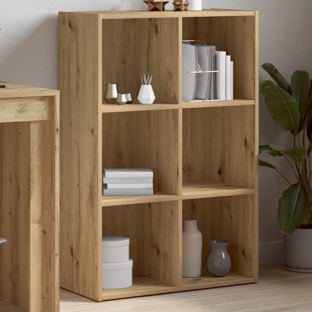 Bibliothèque/Buffet chêne artisanal 66x30x98 cm bois ingénierie - XIOS