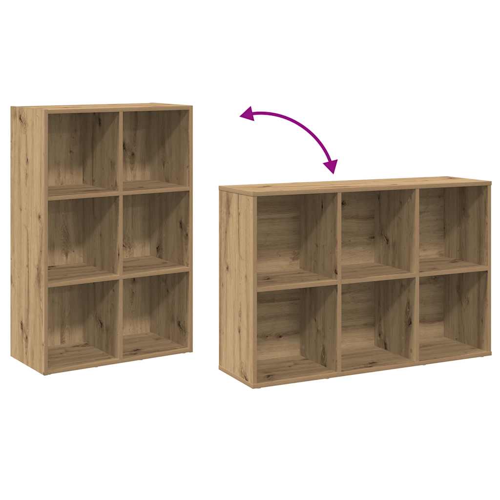 Bibliothèque/Buffet chêne artisanal 66x30x98 cm bois ingénierie - XIOS