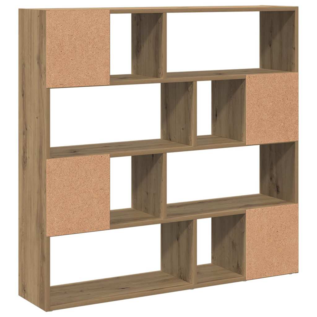 Bibliothèque/Séparateur de pièce chêne artisanal 105x24x102 cm - XIOS