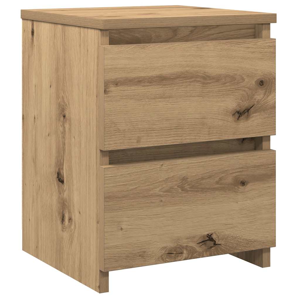 Tables de chevet 2 pcs chêne artisanal bois d'ingénierie - XIOS