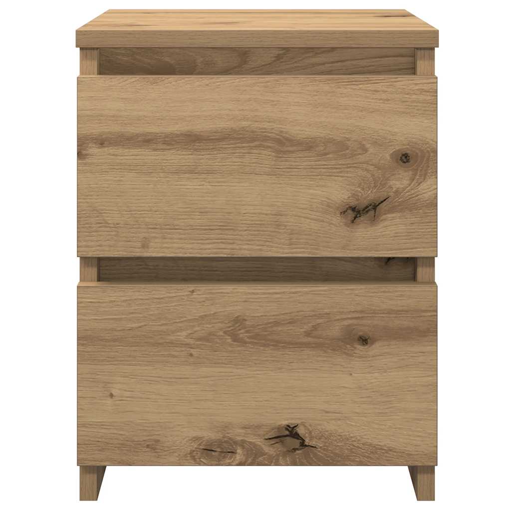 Tables de chevet 2 pcs chêne artisanal bois d'ingénierie - XIOS