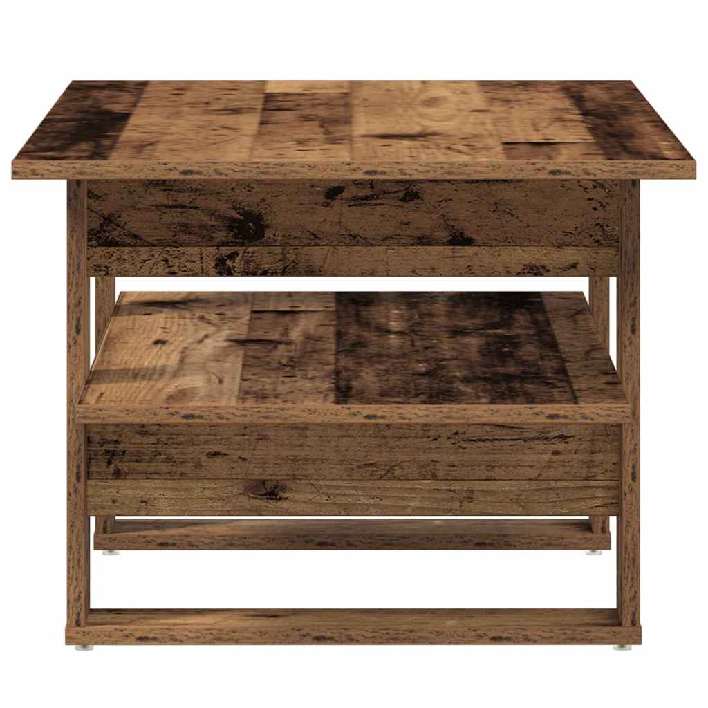 Table basse vieux bois 102x55x42 cm bois d'ingénierie - XIOS