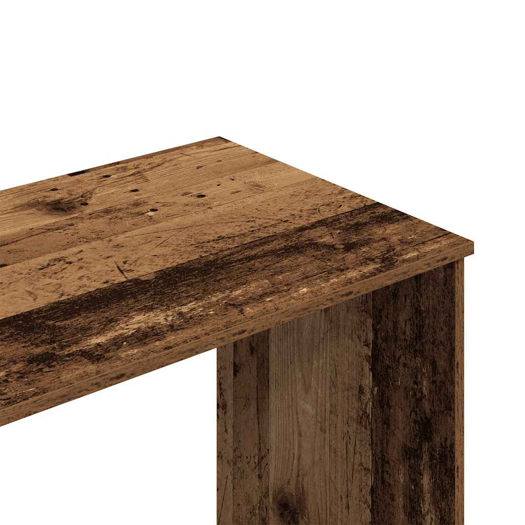 Bureau vieux bois 102x76x50 cm bois d'ingénierie - XIOS