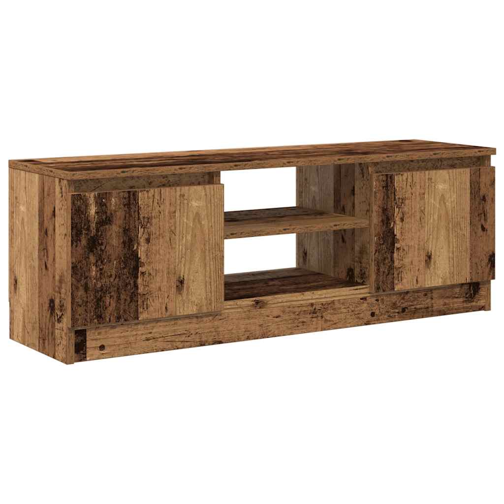 Meuble TV vieux bois 102x30x36 cm bois d'ingénierie - XIOS