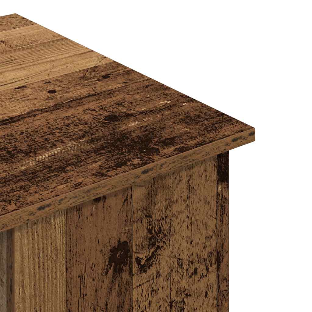 Bureau vieux bois 100x55x75 cm bois d'ingénierie - XIOS
