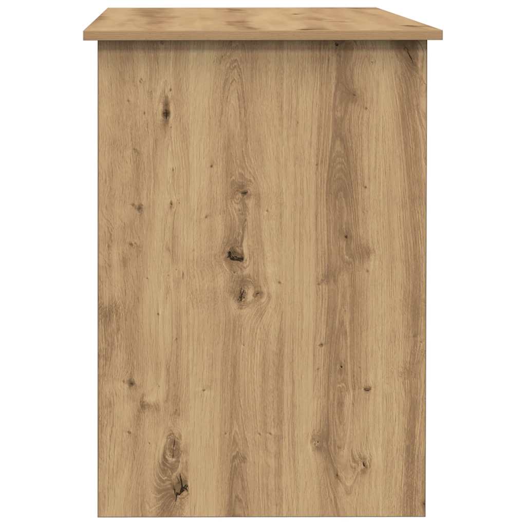 Bureau chêne artisanal 100x55x75 cm bois d'ingénierie - XIOS