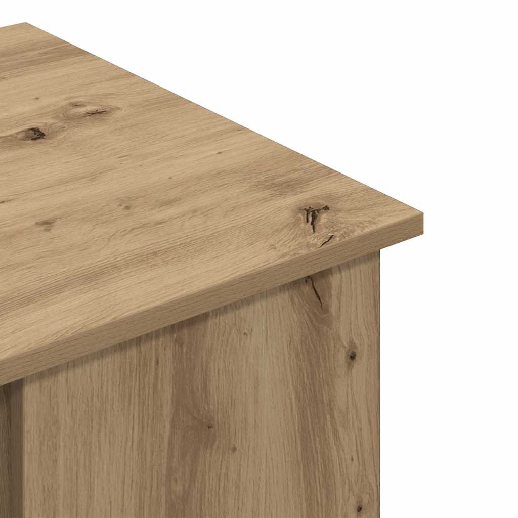 Bureau chêne artisanal 100x55x75 cm bois d'ingénierie - XIOS