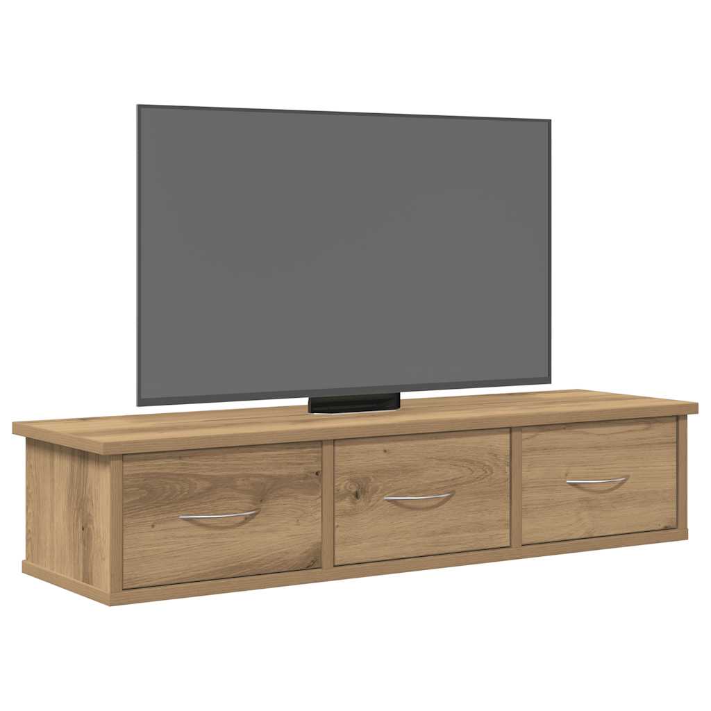 Armoire murale chêne artisanal 88x26x18,5 cm bois d'ingénierie - XIOS