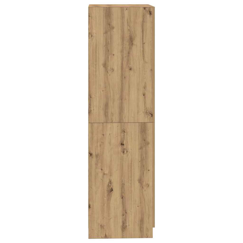 Garde-robe chêne artisanal 80x52x180 cm bois d'ingénierie - XIOS