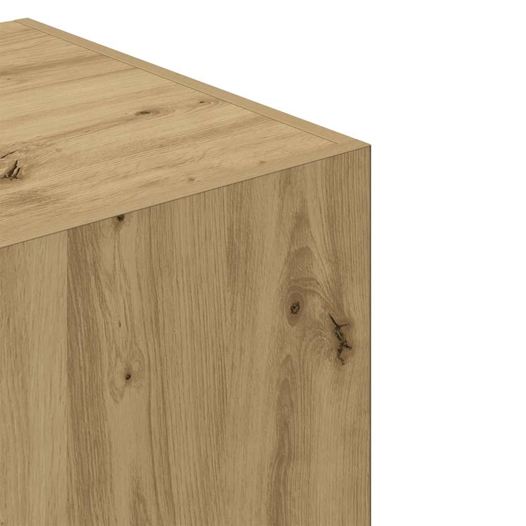 Garde-robe chêne artisanal 80x52x180 cm bois d'ingénierie - XIOS
