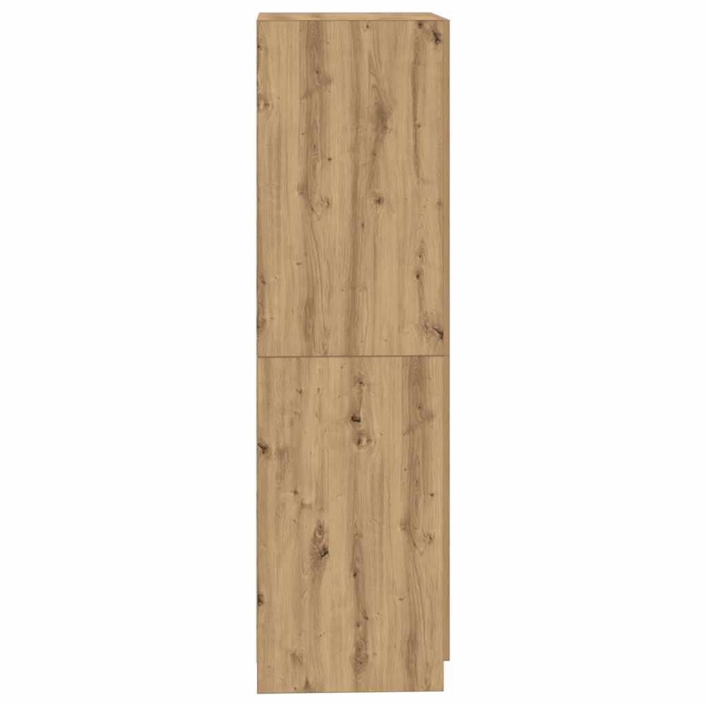 Armoire en chêne artisanal 90 x 52 x 200 cm bois d'ingénierie - XIOS