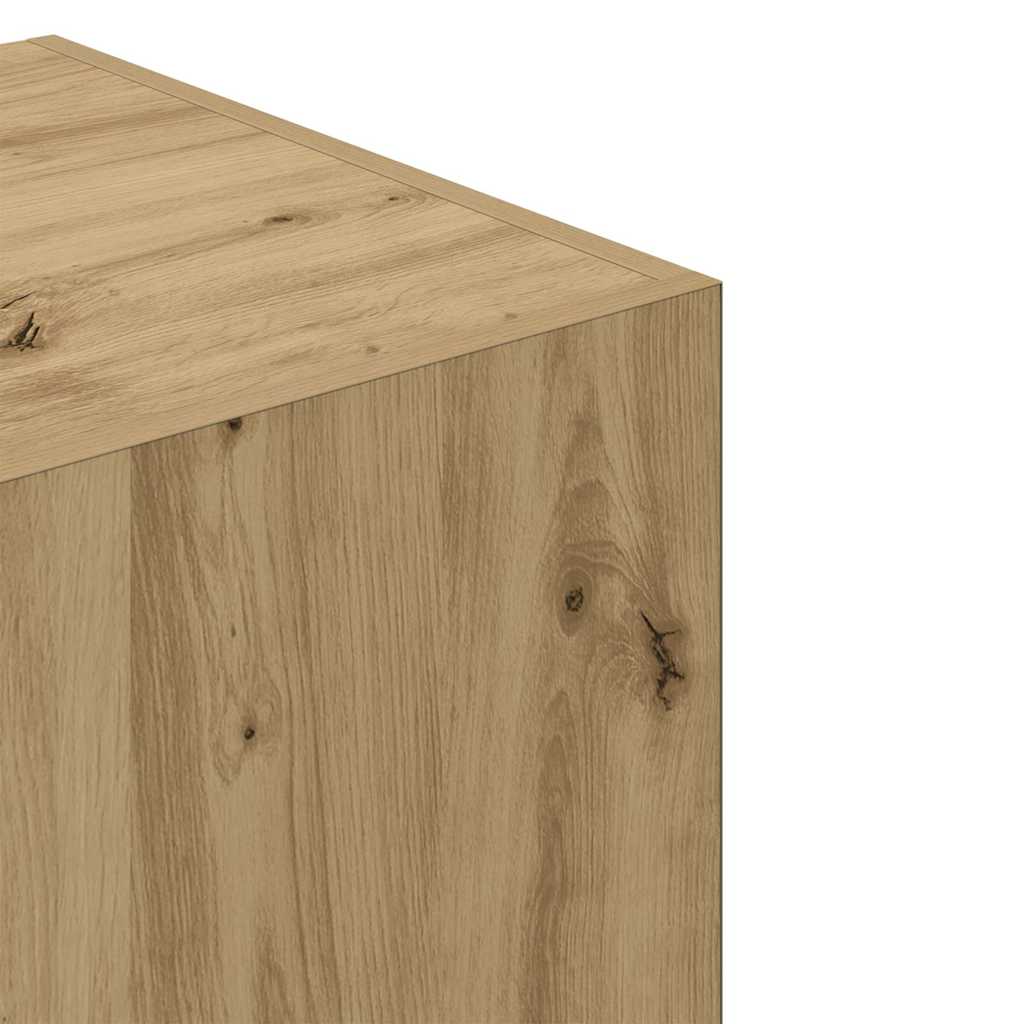 Garde-robe chêne artisanal 80x52x180 cm bois d'ingénierie - XIOS