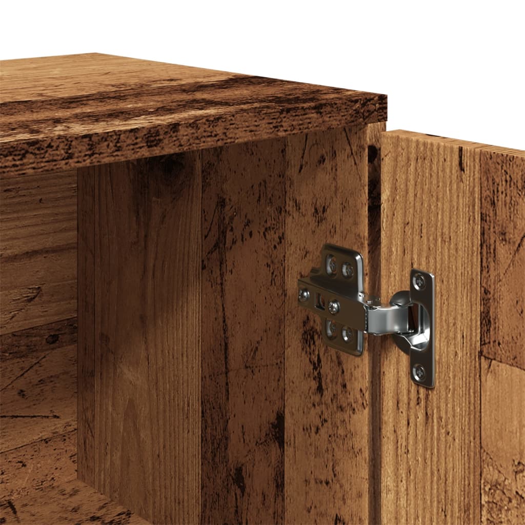 Buffet vieux bois 88x30x64 cm bois d'ingénierie - XIOS