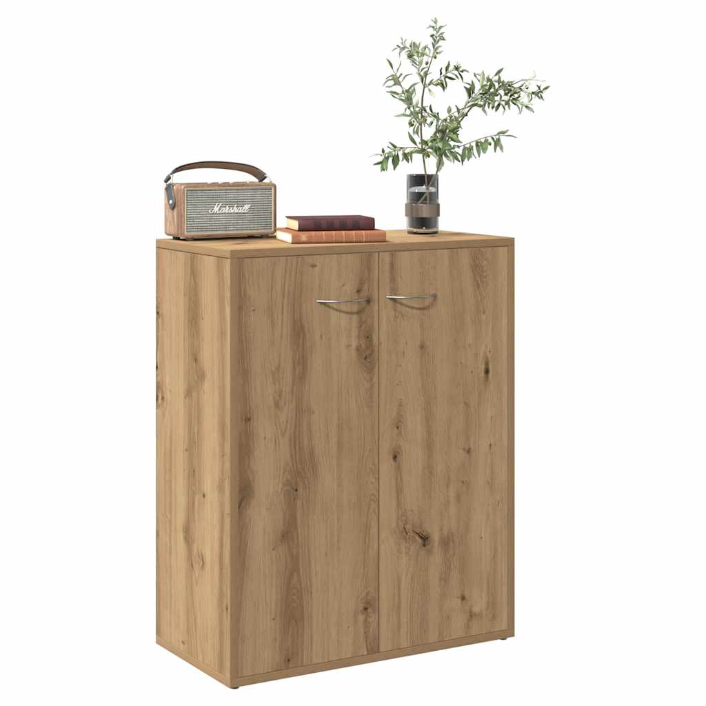 Buffet chêne artisanal 60x30x75 cm bois d'ingénierie - XIOS