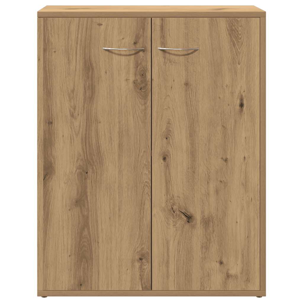 Buffet chêne artisanal 60x30x75 cm bois d'ingénierie - XIOS