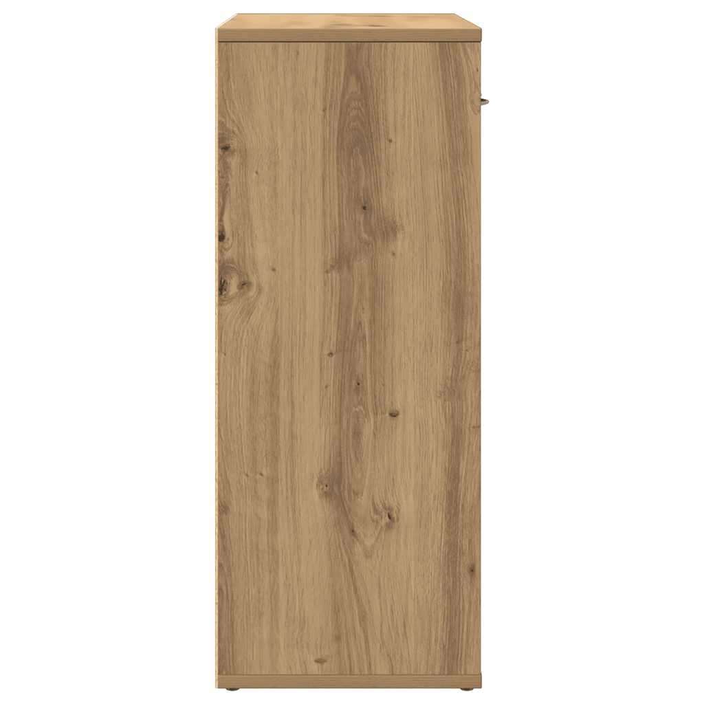 Buffet chêne artisanal 60x30x75 cm bois d'ingénierie - XIOS