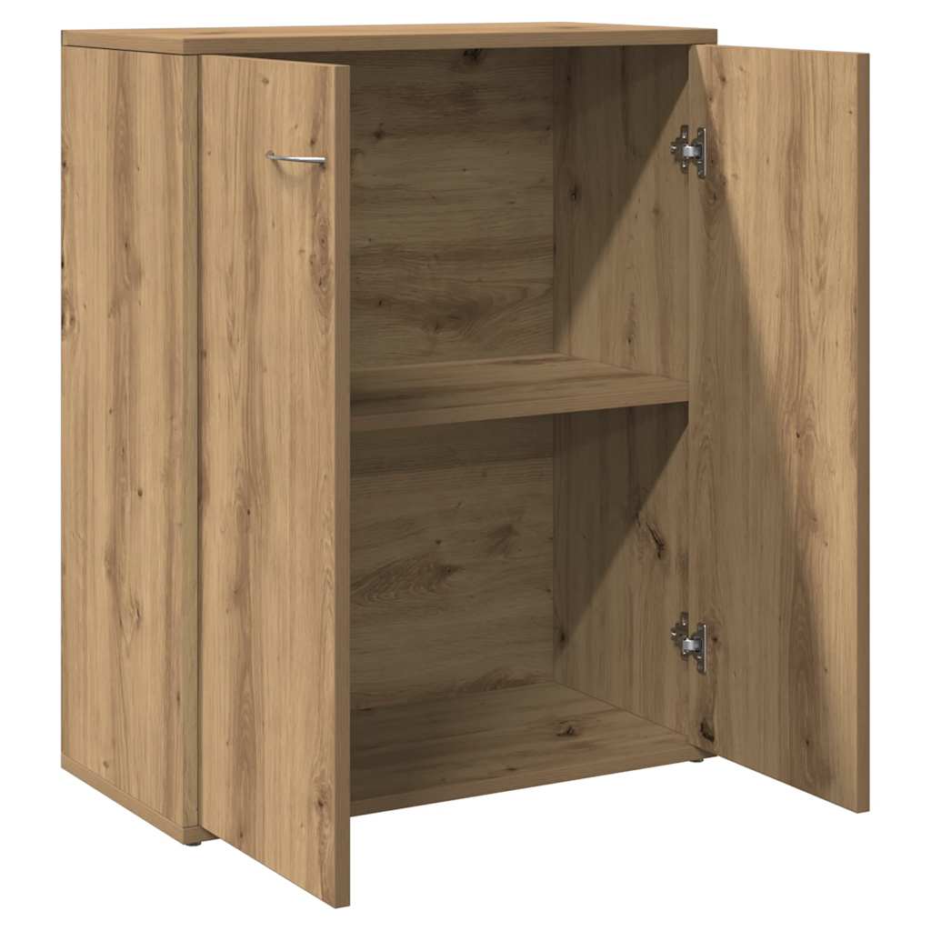 Buffet chêne artisanal 60x30x75 cm bois d'ingénierie - XIOS