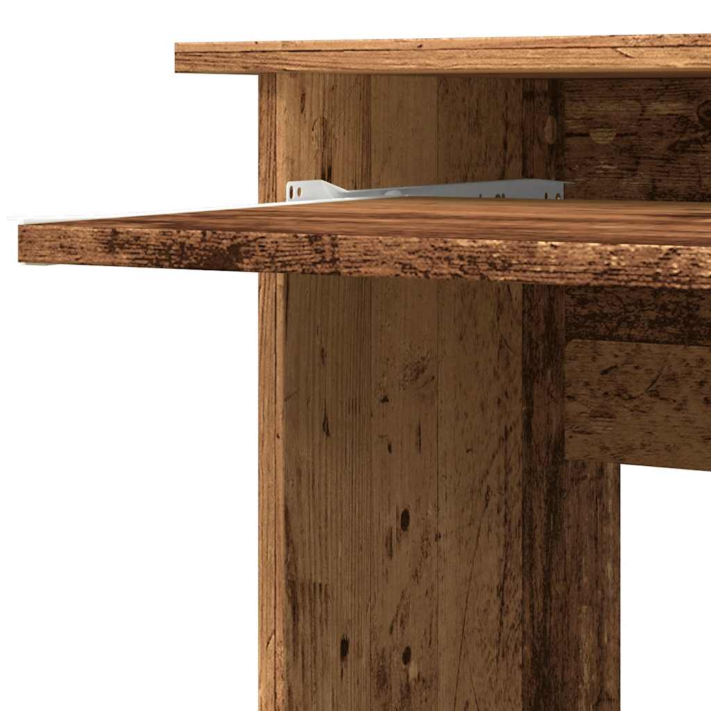 Bureau d'angle vieux bois 120x140x75 cm bois d'ingénierie - XIOS