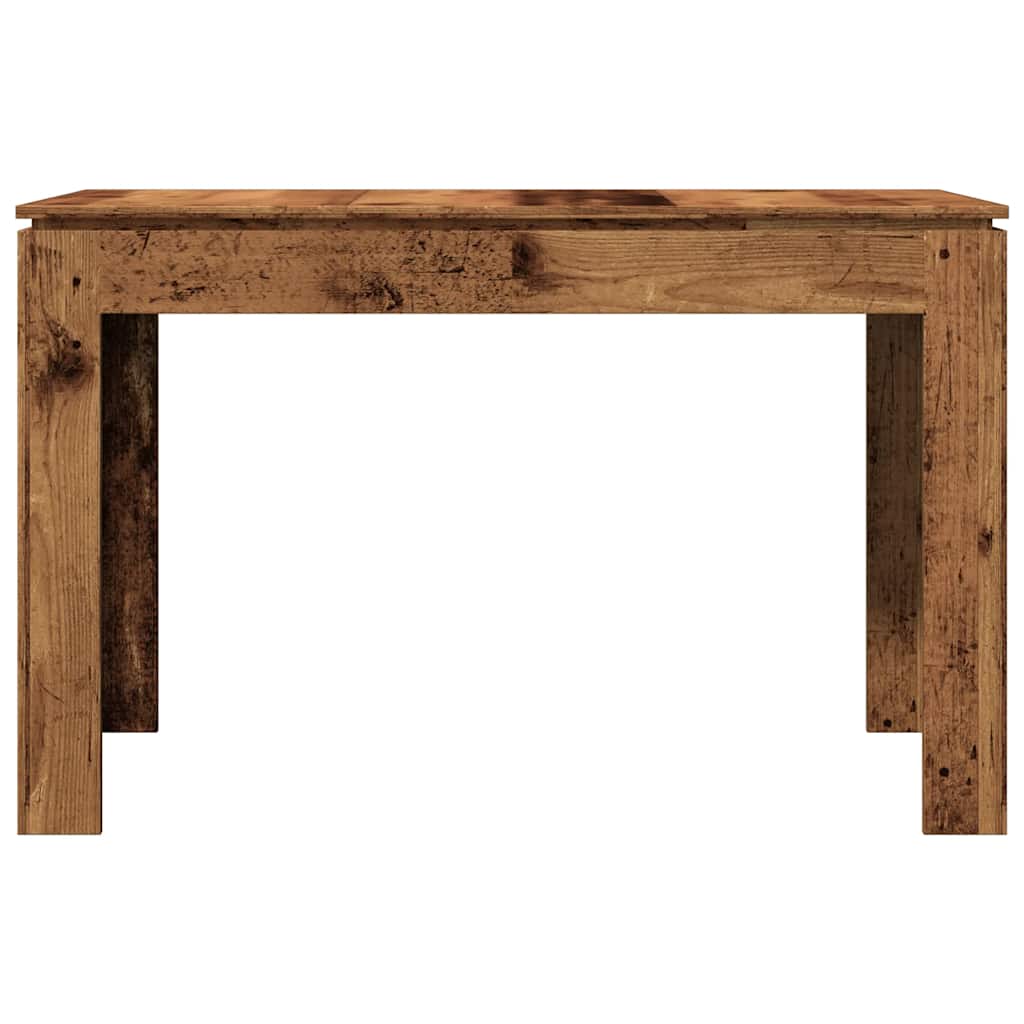 Table à manger vieux bois 120x60x76 cm bois d'ingénierie - XIOS