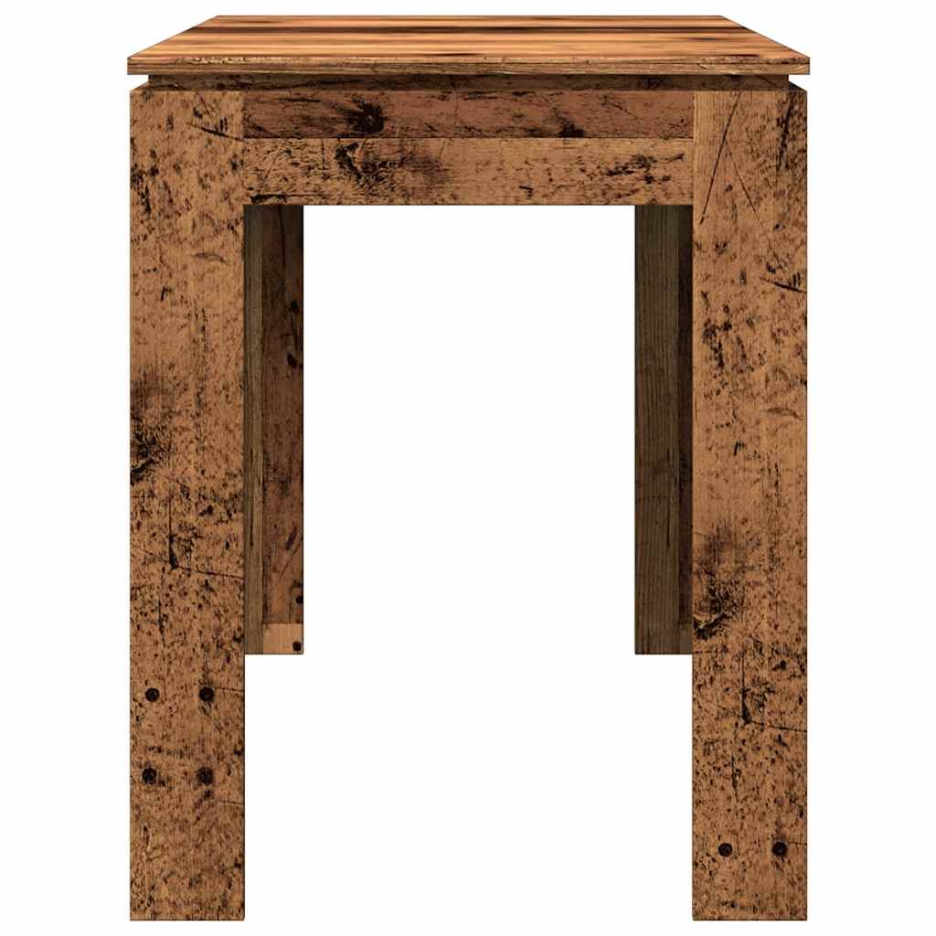 Table à manger vieux bois 120x60x76 cm bois d'ingénierie - XIOS