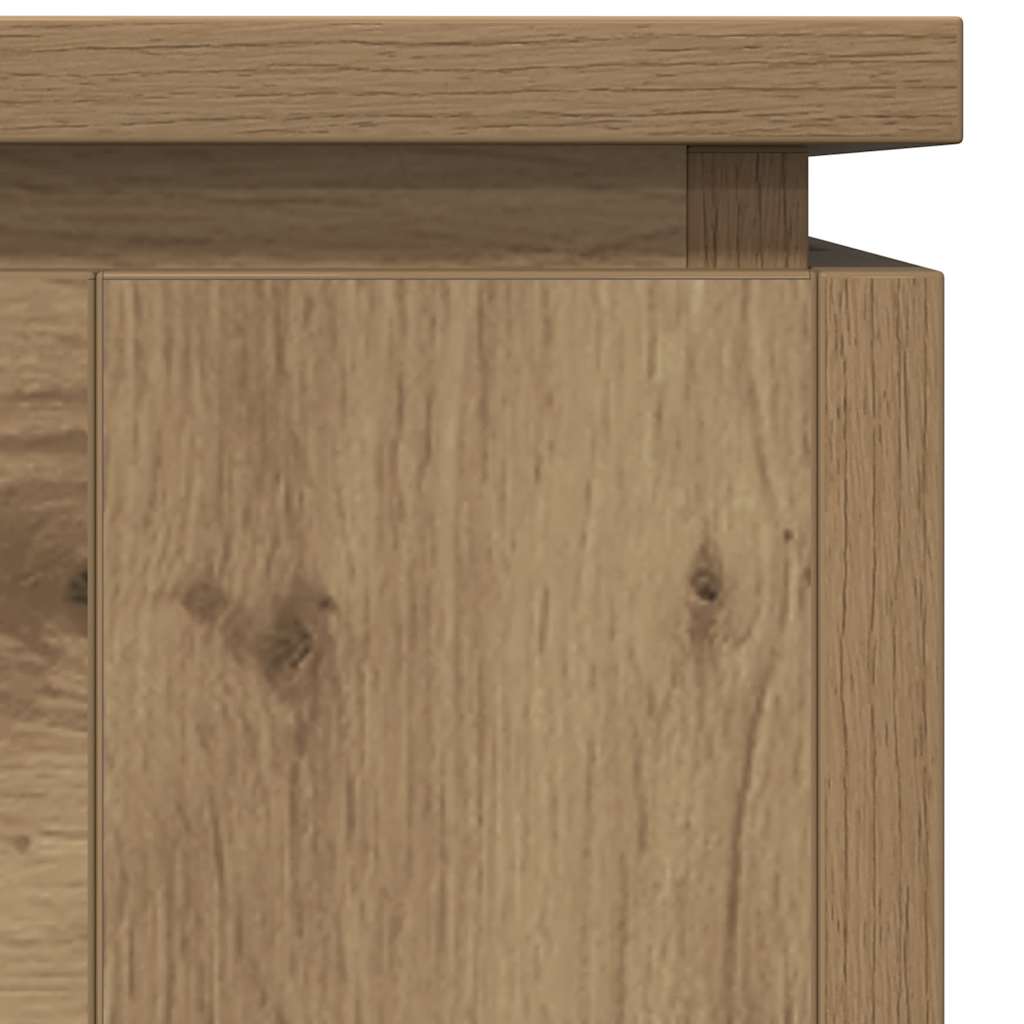 Table à manger chêne artisanal 120x60x76 cm bois d'ingénierie - XIOS
