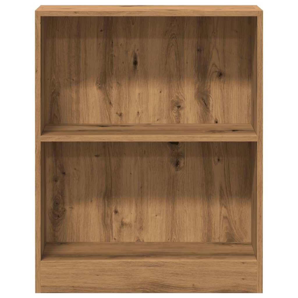 Bibliothèque chêne artisanal 60x24x76 cm bois d'ingénierie - XIOS