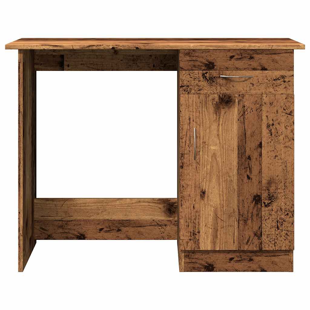 Bureau vieux bois 100x50x76 cm bois d'ingénierie - XIOS