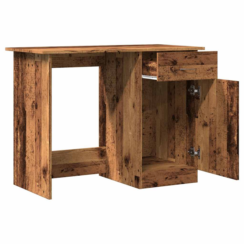 Bureau vieux bois 100x50x76 cm bois d'ingénierie - XIOS