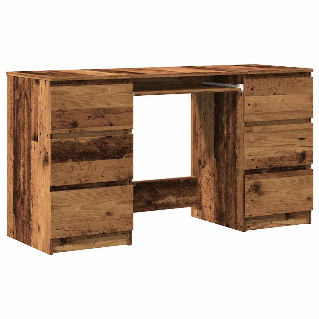 Bureau vieux bois 140x50x77 cm bois d'ingénierie - XIOS