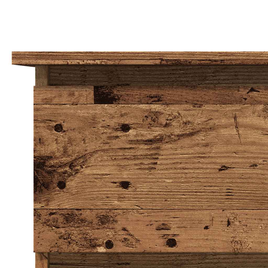 Bureau d'angle vieux bois 145x100x76 cm bois d'ingénierie - XIOS