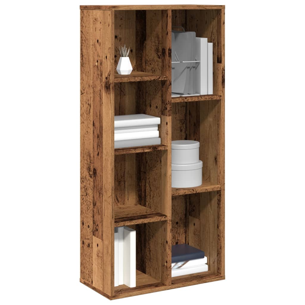 Bibliothèque vieux bois 50x25x104 cm - XIOS