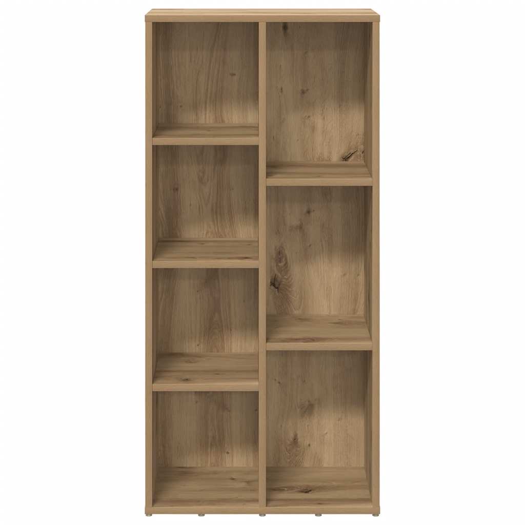 Bibliothèque chêne artisanal 50x25x104 cm