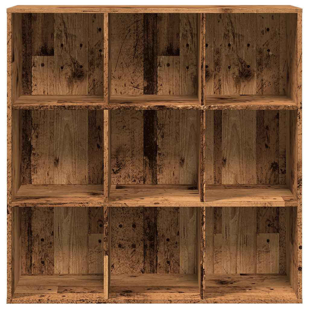 Armoire à livres vieux bois 98x29x97,5 cm - XIOS
