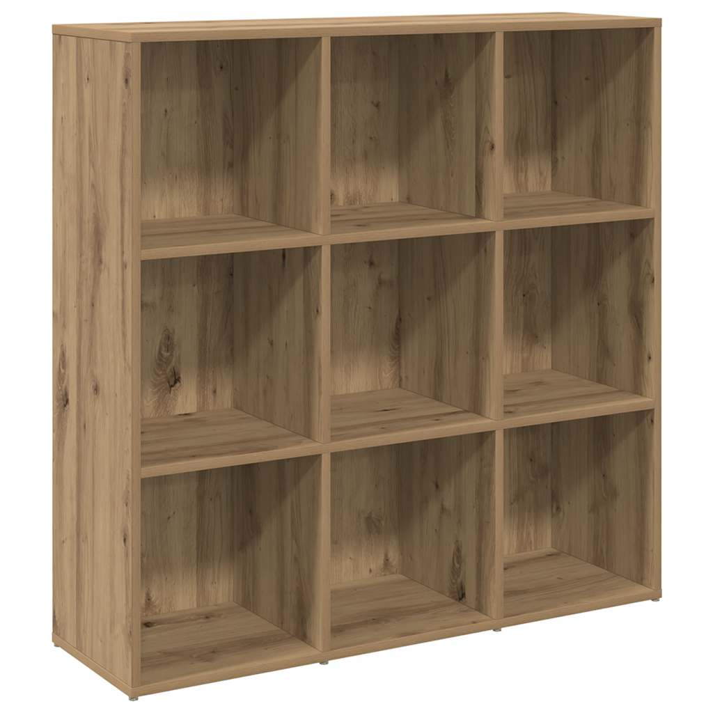 Armoire à livres chêne artisanal 98x29x97,5 cm - XIOS