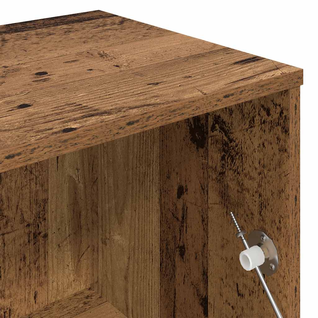 Meuble TV vieux bois 120x34x37 cm bois d'ingénierie - XIOS
