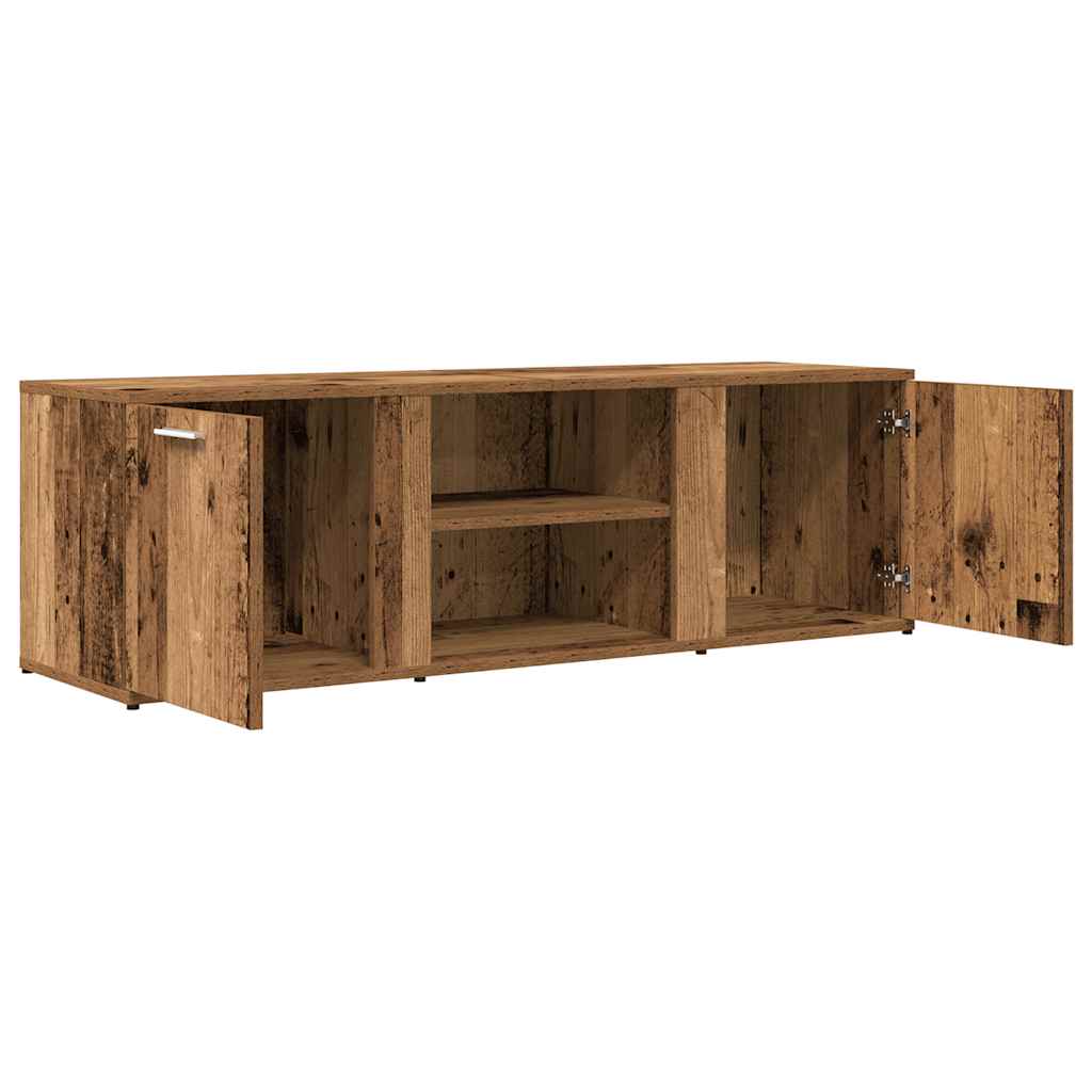 Meuble TV vieux bois 120x34x37 cm bois d'ingénierie - XIOS