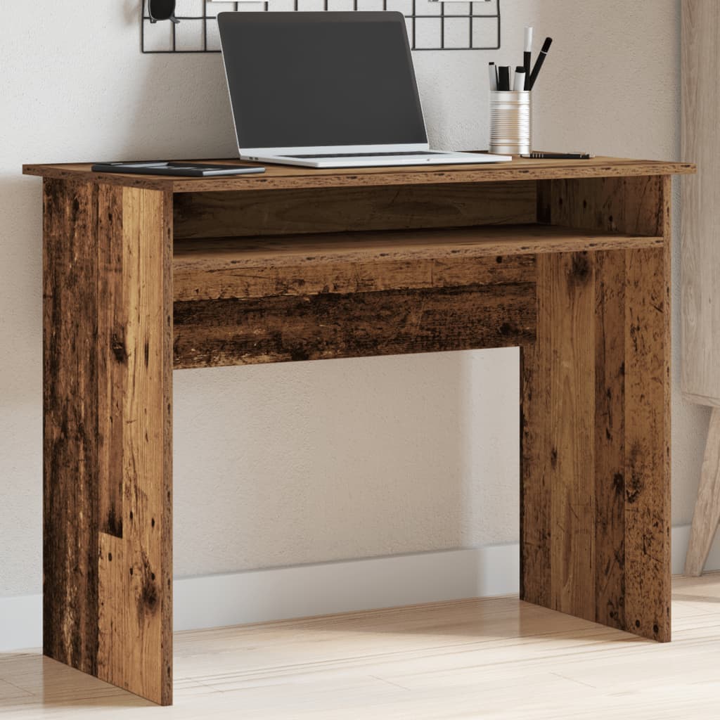 Bureau vieux bois 90x50x74 cm bois d'ingénierie - XIOS