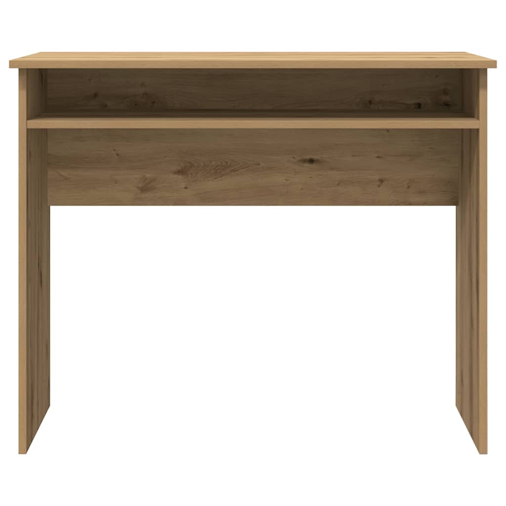 Bureau chêne artisanal 90x50x74 cm bois d'ingénierie - XIOS