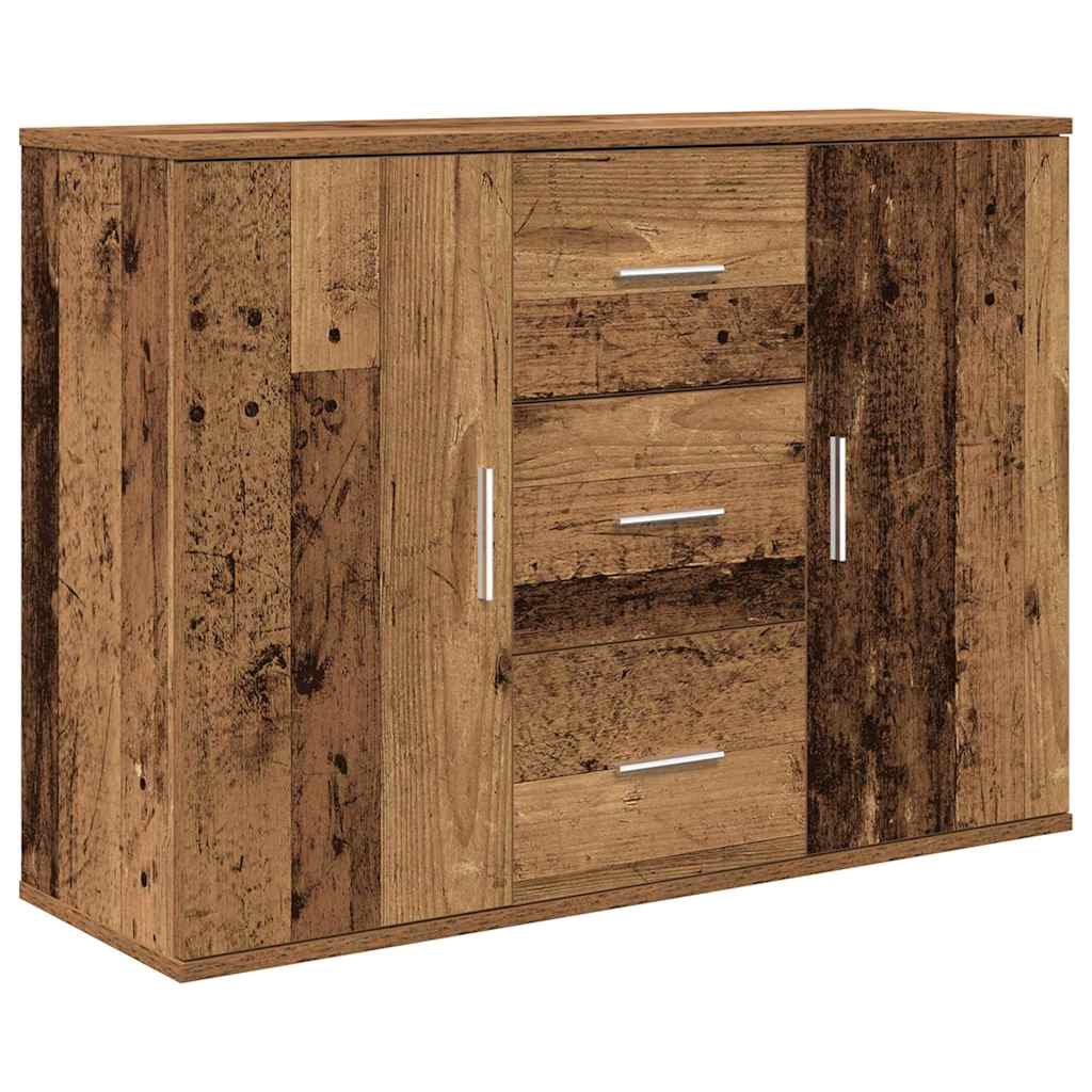 Buffet vieux bois 90x29,5x65 cm bois d'ingénierie - XIOS